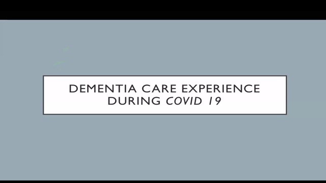 Dementia Care Experience During Covid By Dr Sanosa